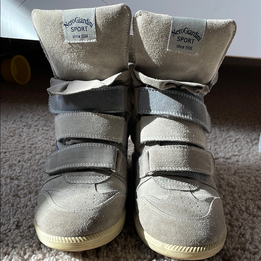 Nero Giardini women Gray High-Top Sneakers